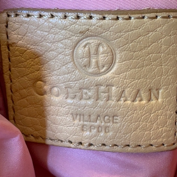 🪡Cole Haan Village SP08 Light Beige Pebbled Leather - Picture 8 of 13